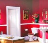 如果室内光线不足，可以考虑用红色涂料来提亮居室的光线，也可以搭配金色、白色等比较亮眼的色调