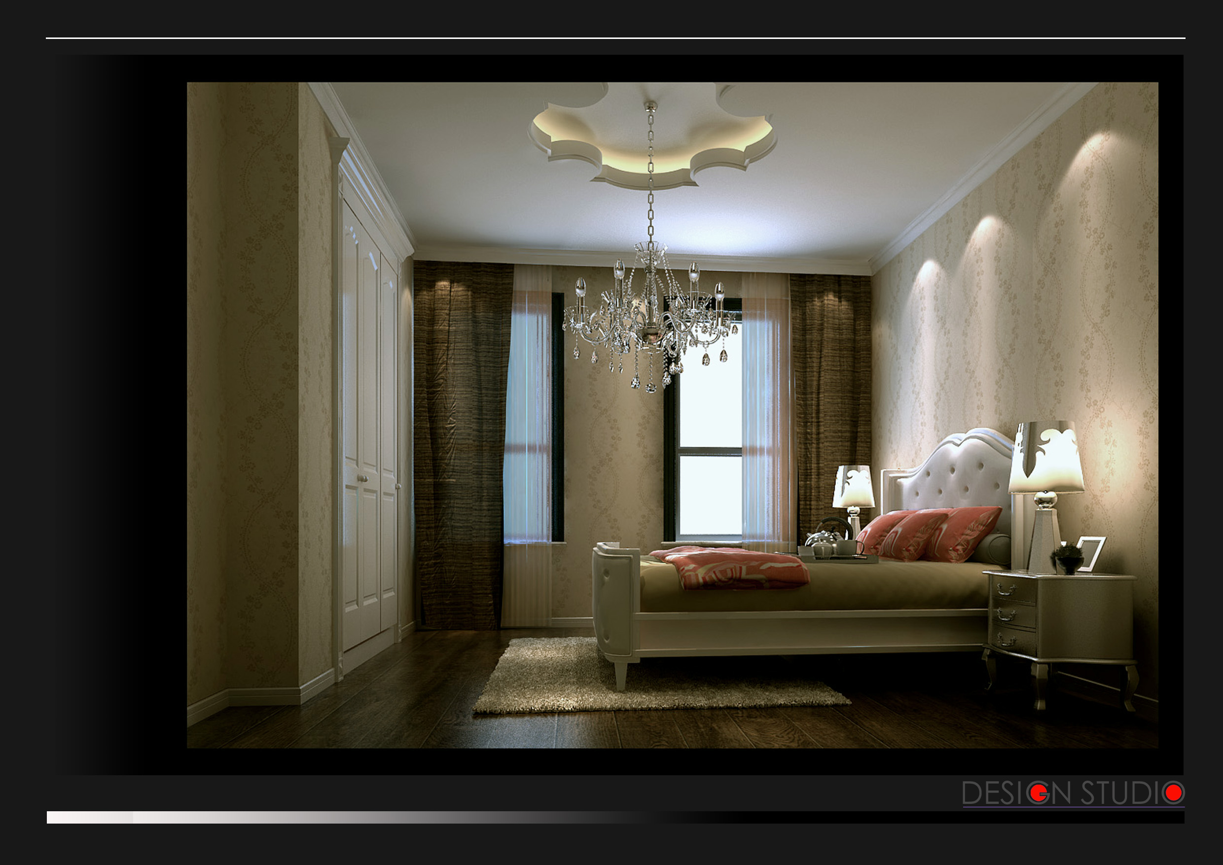 欧式 别墅 卧室图片来自天津尚层装修韩政在秀川国际欧式古典设计的分享