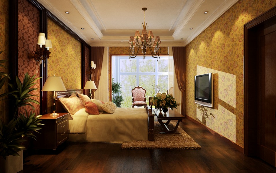 简约 欧式 旧房改造 小资 三居 卧室图片来自今朝装饰小张在110平 古典欧式设计的分享