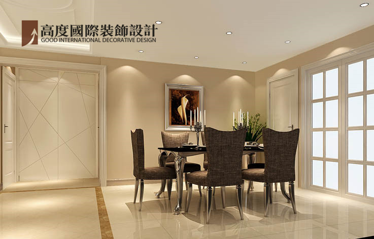 装修 设计 效果图 案例 餐厅图片来自高度老杨在江南山水118㎡简欧风格的分享