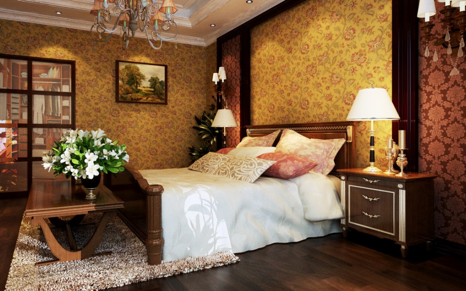 简约 欧式 旧房改造 小资 三居 卧室图片来自今朝装饰小张在110平 古典欧式设计的分享