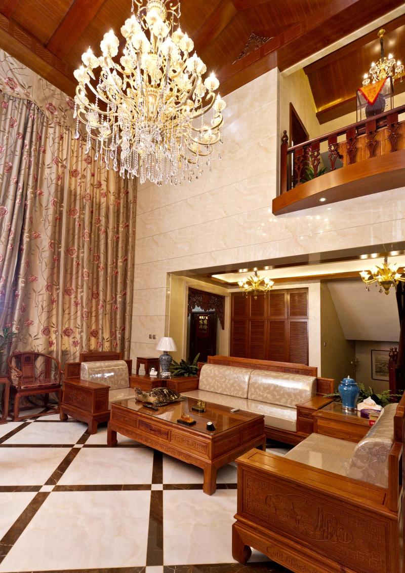 别墅 客厅图片来自天津尚层装修韩政在新悦庭新中式风格的分享