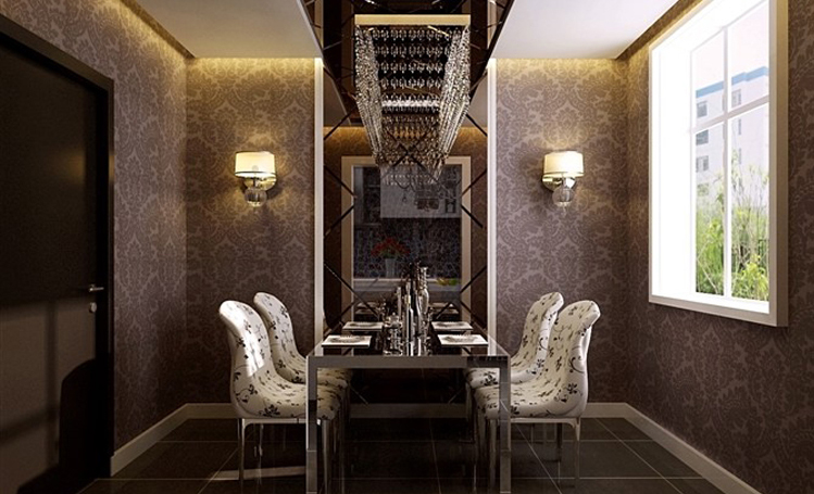 欧式 四居 现代 收纳 餐厅图片来自长沙实创装饰范范在时尚四居室的分享