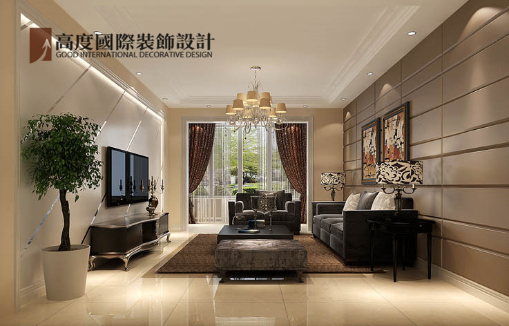 装修 设计 效果图 案例 客厅图片来自高度老杨在江南山水118㎡简欧风格的分享