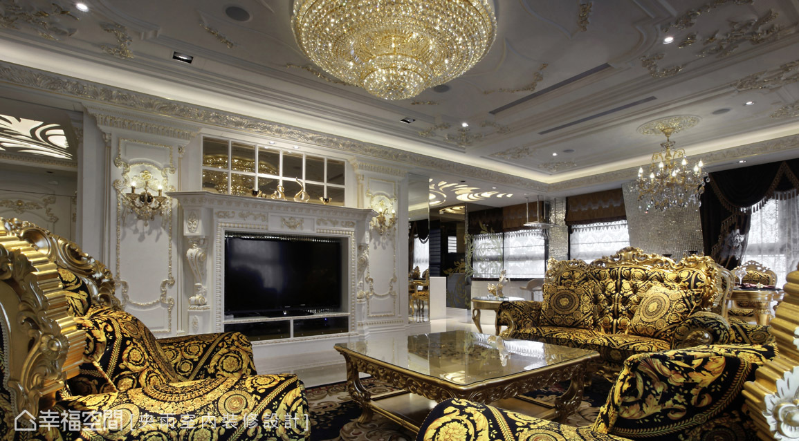 幸福空间 高端设计 台湾设计师 古典风格 客厅图片来自幸福空间在264平极致奢华的空间飨宴的分享