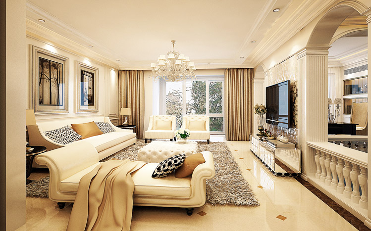 卧室图片来自长沙实创装饰范范在细腻的欧风豪宅的分享