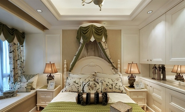 田园 三居 卧室图片来自百合居装饰工程有限公司在田园风尚--华润24城的分享