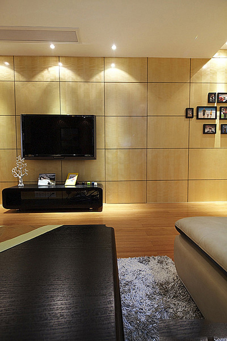 三居 现代 客厅图片来自佰辰生活装饰在120平现代简约打造优雅风的分享