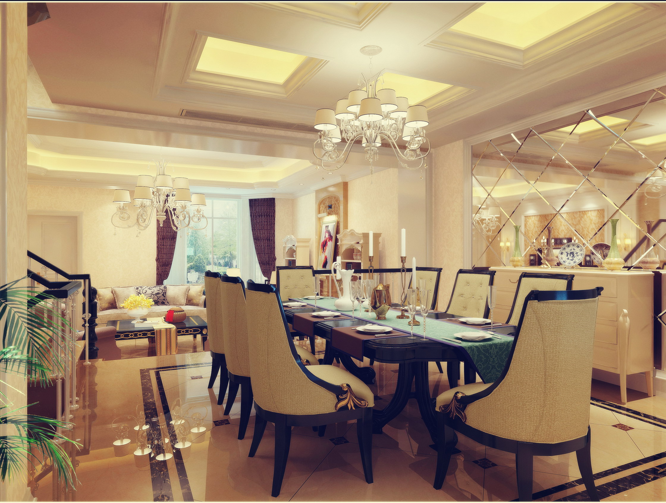 餐厅图片来自用户1721279202在杭州西溪玫瑰新古典风格的分享