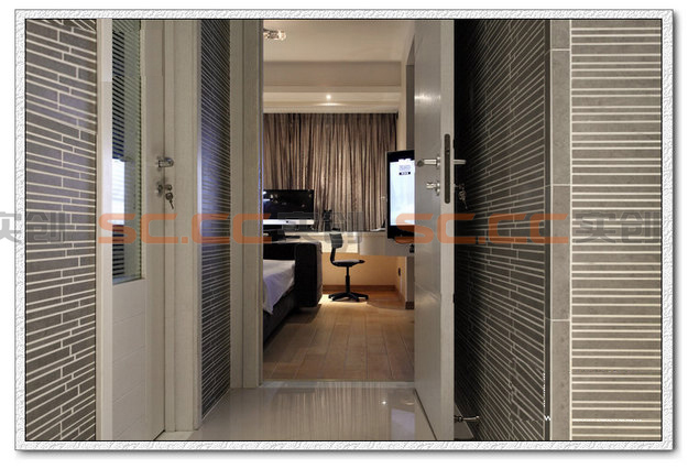 后现代 时尚 三居 装修 卧室图片来自南京实创装饰夏雨荷在金地自在城85平米后现代风格的分享