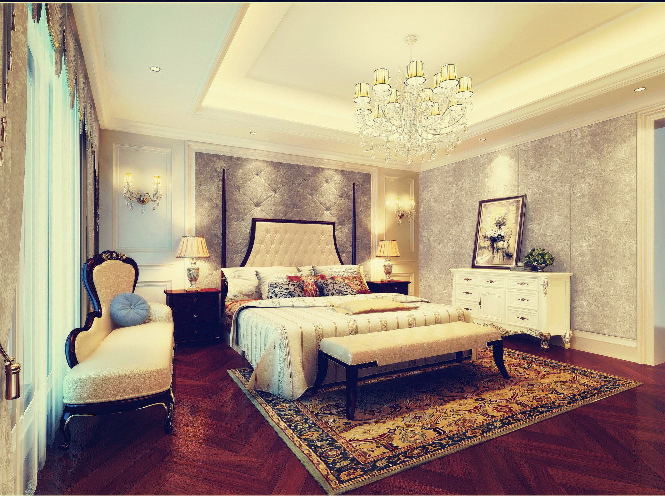 卧室图片来自用户1721279202在杭州西溪玫瑰新古典风格的分享