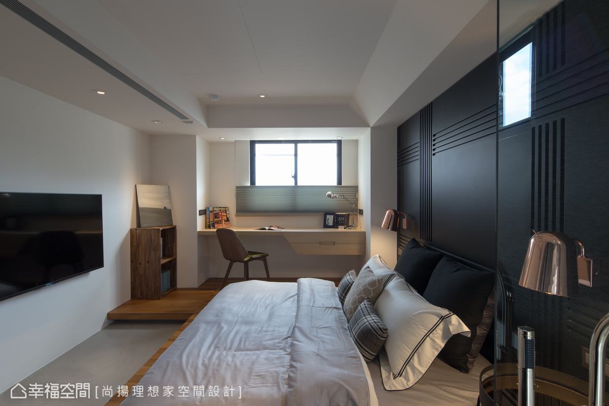 幸福空间 高端设计 台湾设计师 现代风格 卧室图片来自幸福空间在66平雅痞性格 精致工业风的分享