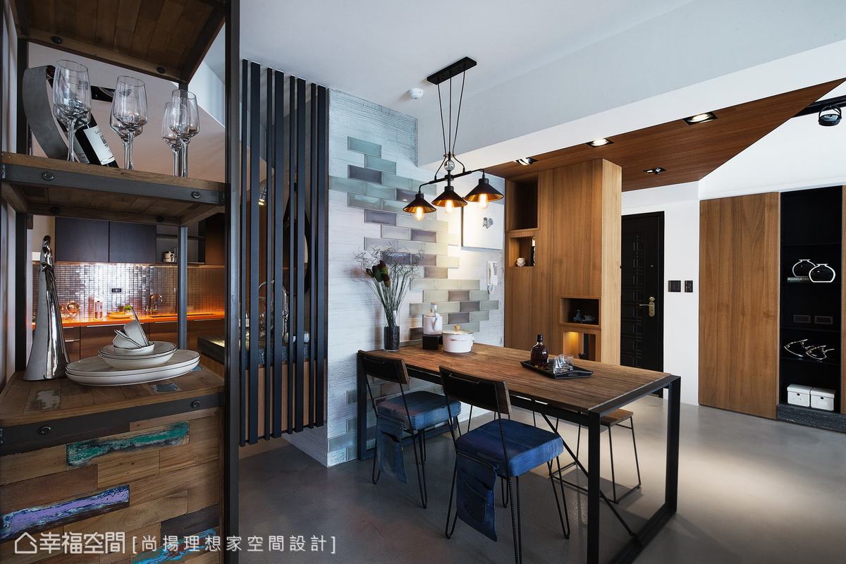 幸福空间 高端设计 台湾设计师 现代风格 餐厅图片来自幸福空间在66平雅痞性格 精致工业风的分享