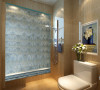 郑州橡树玫瑰城3室2厅现代简约装修案例---卫生间装修效果图