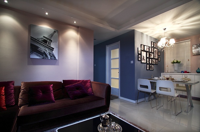 客厅图片来自佰辰生活装饰在92平现代混搭风的分享