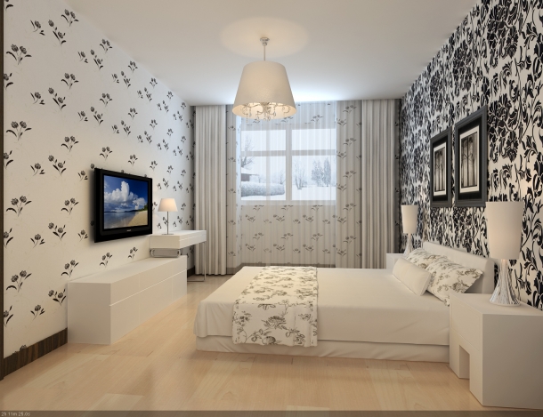 清新韩式 三居 卧室图片来自百合居装饰工程有限公司在金辉枫尚--清新韩式的分享