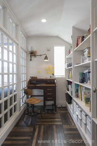現代 自然 簡約 別墅 书房图片来自亞爾菲在日本設計案的分享