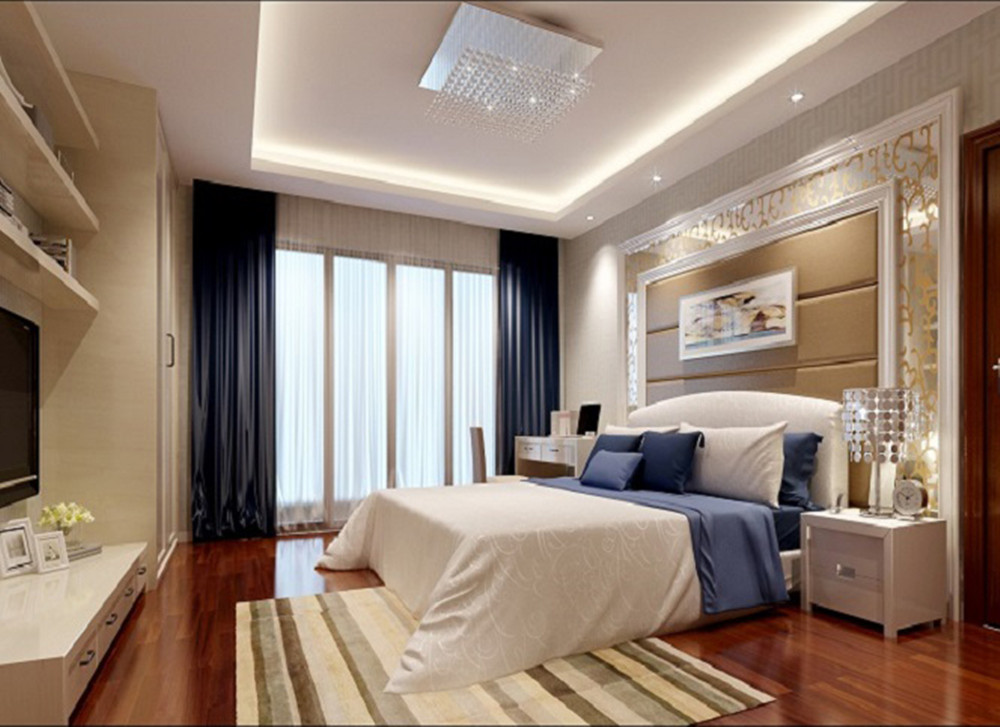 欧式 江南新苑 四居室 80后 男孩房 卧室图片来自传承正能量在200平欧式典雅和大气、舒适美丽的分享