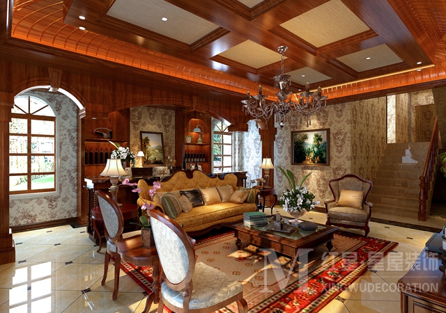 简约 欧式 混搭 别墅 客厅图片来自尚品老木匠装饰在仁和春天大道-欧式风格的分享