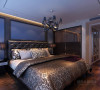 卧室以木地板相饰，简单大方，让主人有一个温馨浪漫的休息空间。