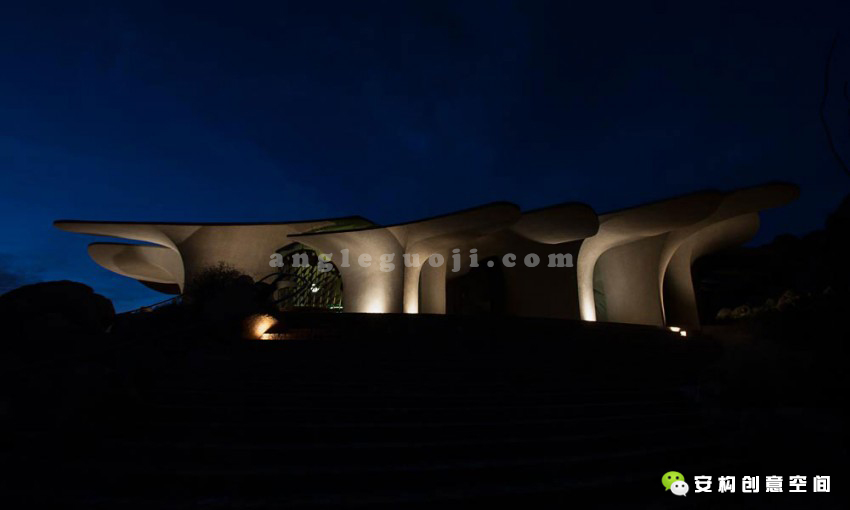 安构国际 沙漠之家 建筑 创意 设计 标志 创意设计 夜景图片来自张子浩Eric在【安构创意空间】-沙漠之家的分享