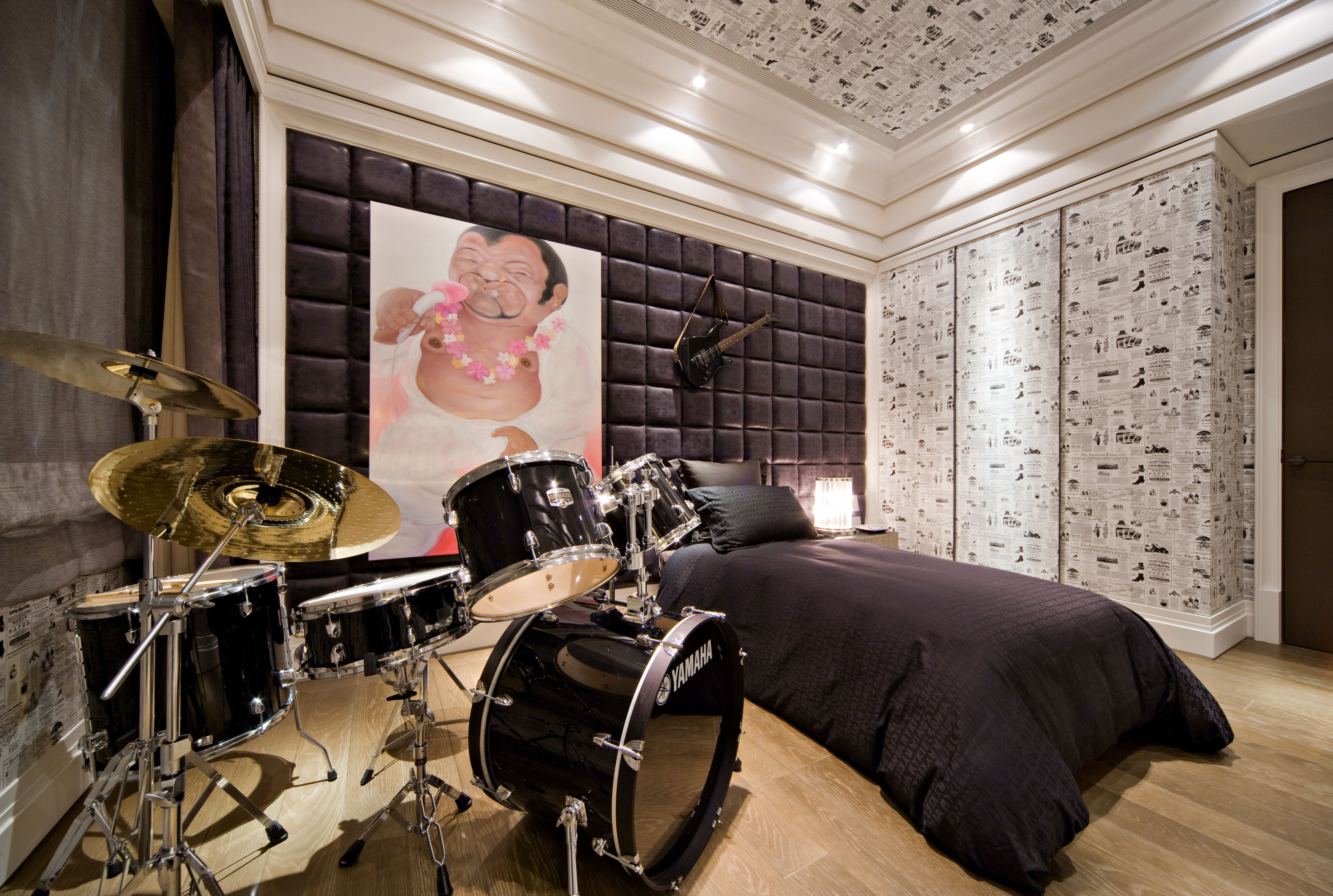 简约 混搭 样品房 卧室图片来自小若爱雨在简约现代的样品屋设计的分享