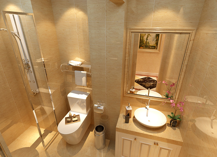 二居 三居 欧式 豪华 奢华 卫生间图片来自实创装饰集团广州公司在高档华丽欧式美的分享