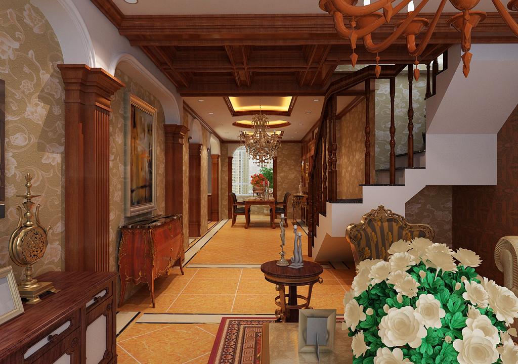 欧式 客厅图片来自百家装饰小王在鑫丰。雍景豪城190平的分享