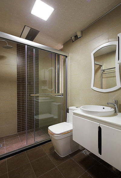 卫生间图片来自家装大管家在治愈系风格 100平现代简约之居的分享