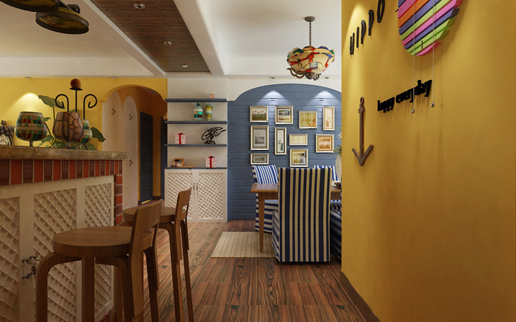 四居室 地中海 风格 装修 效果图 餐厅图片来自石家庄业之峰装饰虎子在景郡159平米地中海风格效果图的分享