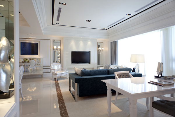 简约 欧式 三居 客厅图片来自实创装饰上海公司在125平三居室简欧风格装修的分享