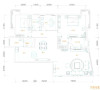 棕榈泉三居室（176平米）户型平面布置图展示