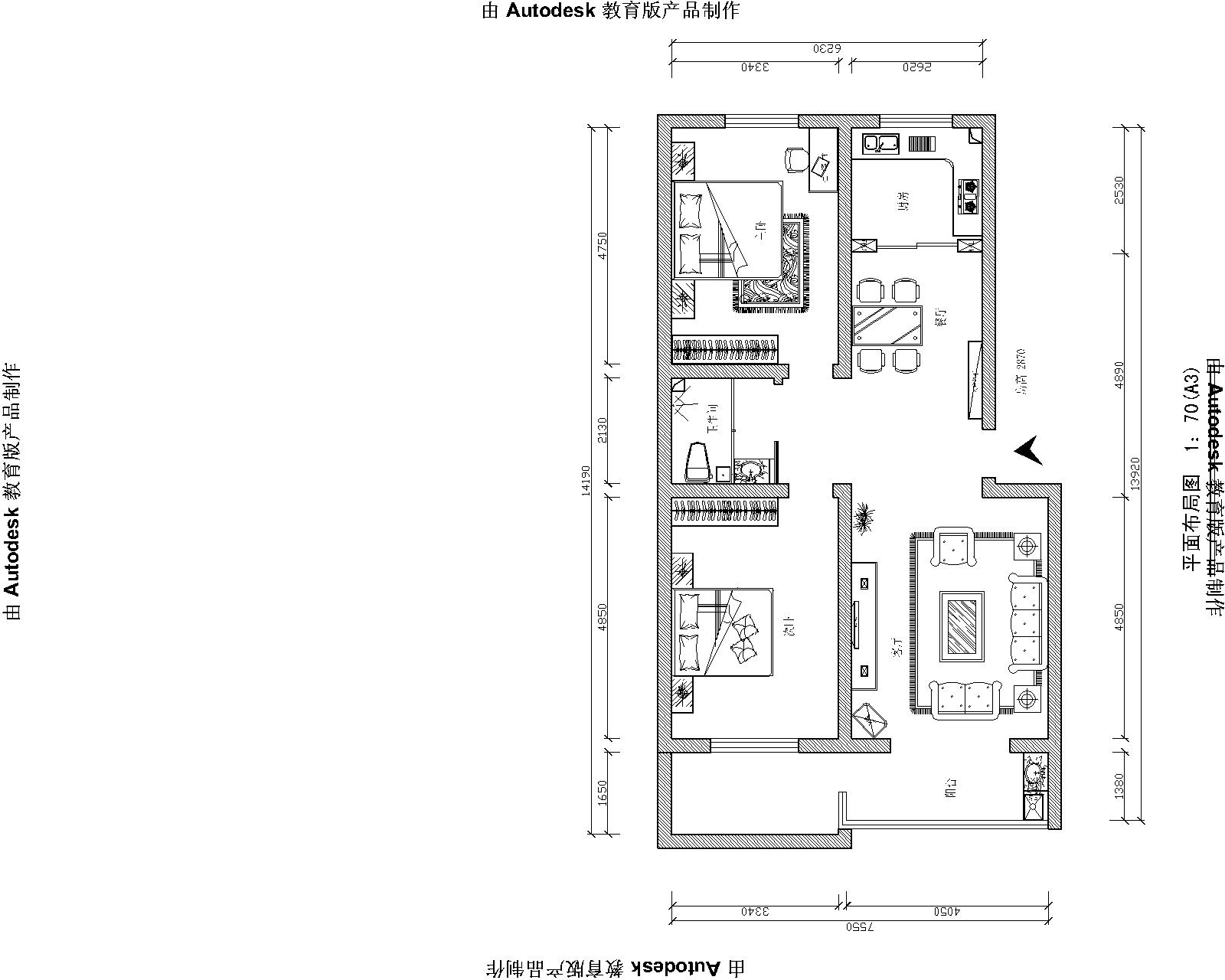 欧式 户型图图片来自今朝装饰李海丹在瑞都世家的分享