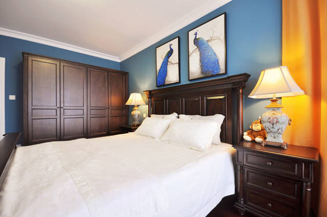 日升装饰 西安日升装 卧室图片来自装修设计芳芳在110平美式简约风，让你爱不释手的分享