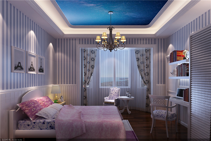 卧室图片来自北京原创艺墅小美在中海上湖世家的分享