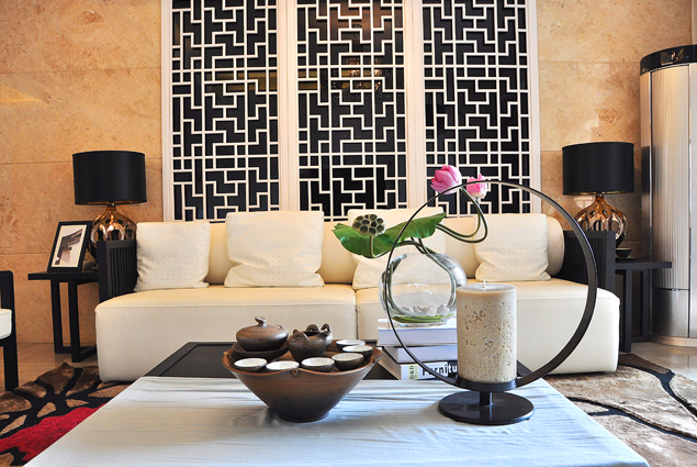 三居 现代 客厅图片来自湖南长沙苹果装饰在宏聚.地中海的分享