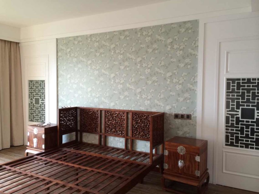 中式风格 三居 收纳 小资 卧室图片来自兰州实创家装在四世同堂之居的分享