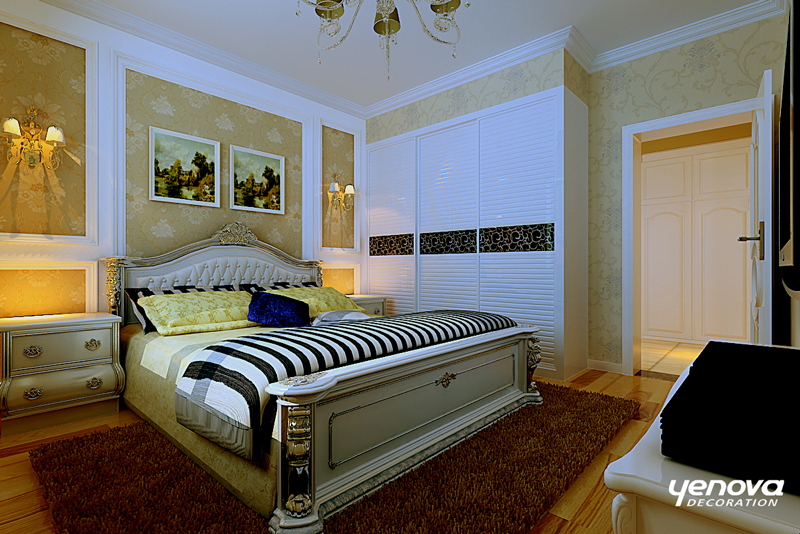 欧式风格 暖色 复式设计 兰州装修 卧室图片来自兰州业之峰装饰公司在奢华享受，浪漫欧式的分享