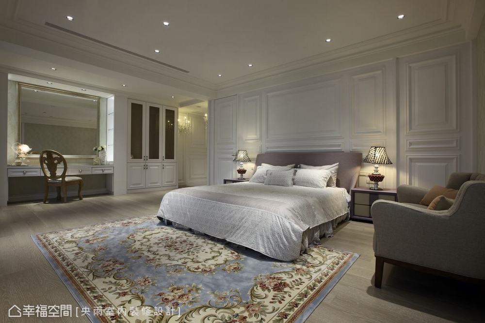 七居 美式 大坪数 卧室图片来自幸福空间在美式纯净 660平高贵优雅古典大宅的分享