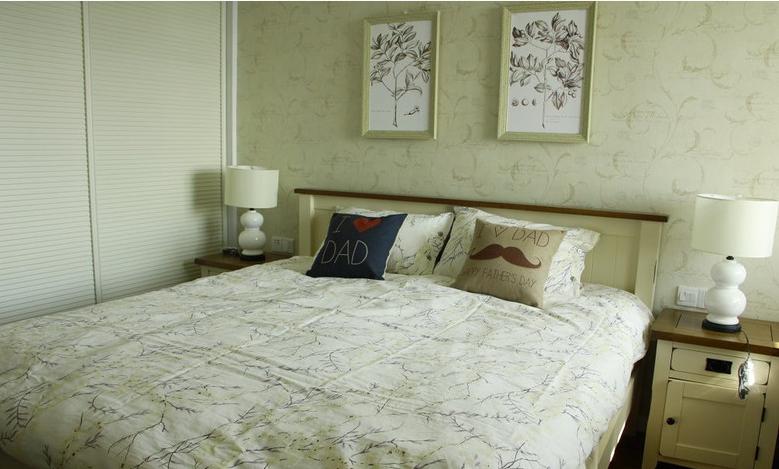 卧室图片来自佰辰生活装饰在90平纯美式温馨小窝的分享