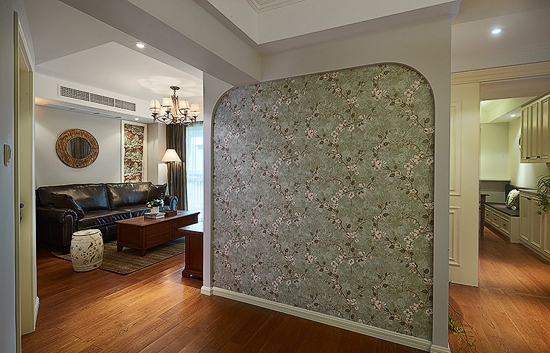 客厅图片来自家装大管家在140平优雅美式3居 演绎温馨和谐的分享