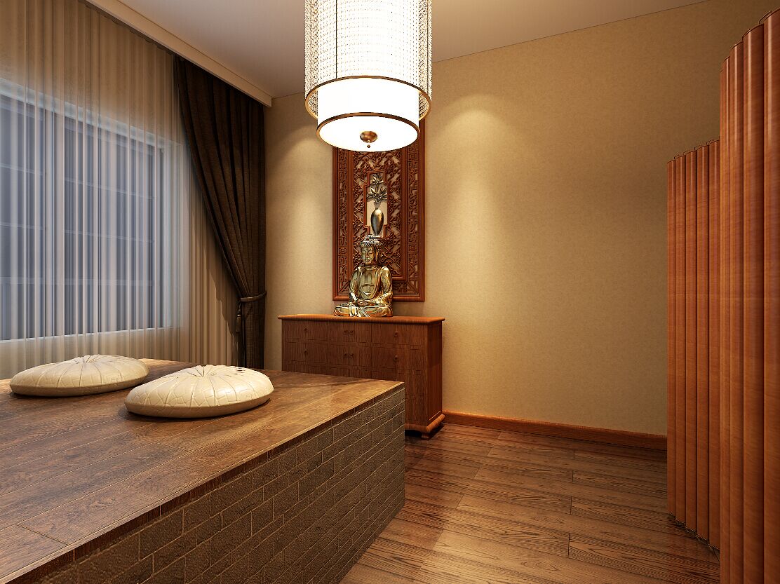 卧室图片来自郑州实创装饰-黄玲在红河谷141平中式大宅装修设计的分享