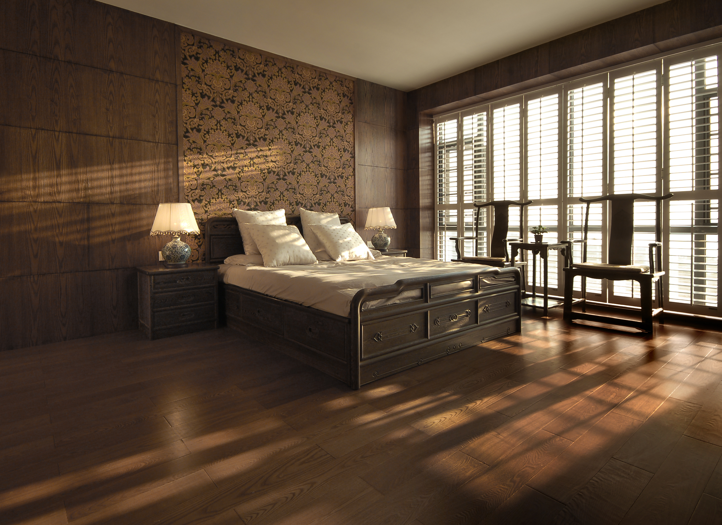 三居 卧室图片来自湖南长沙苹果装饰在书院官邸-中式风格的分享