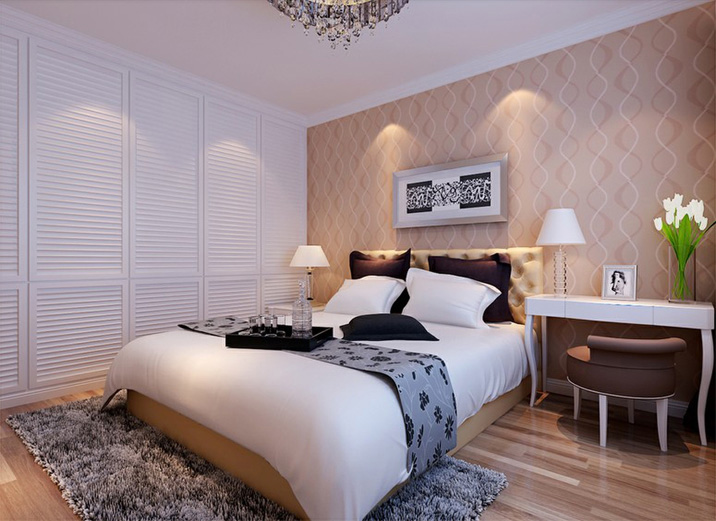 二居 简约 简约设计 卧室 客厅 实创 卧室图片来自实创装饰集团广州公司在黑白灰色的现代简90m2可逸江畔的分享