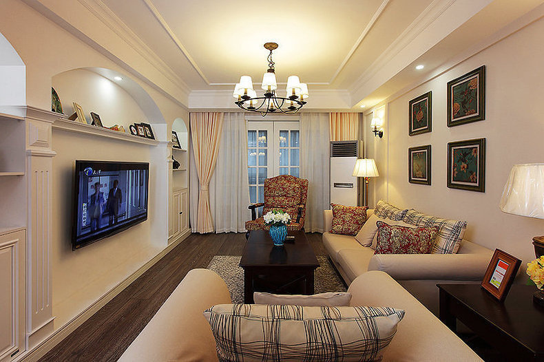 简约 混搭 美式 阿拉奇设计 家庭装修 客厅图片来自阿拉奇设计在精简现代美式家庭装修的分享