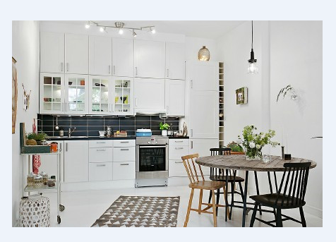 厨房图片来自百合居装饰工程有限公司在白色恋情的分享
