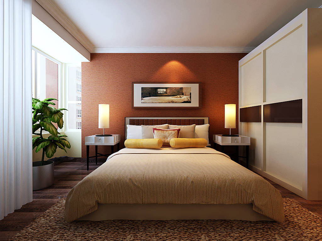 简约 欧式 三居 80后 卧室图片来自石家庄业之峰装饰在国赫红珊湾120平米装修的分享