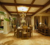餐厅：以舒缓的暖色调，让餐厅更加悠然浪漫温馨