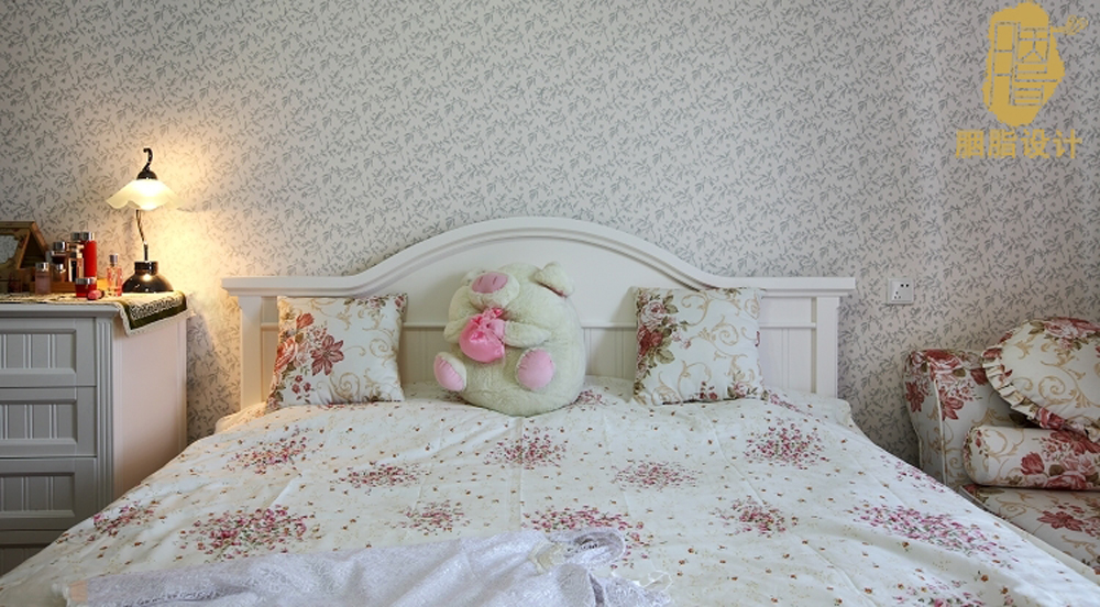 卧室图片来自设计师胭脂在花舍雅居-田园风格的分享