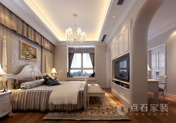 卧室图片来自湖南点石家装在宁乡香江国际的分享